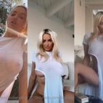 Lindsey Pelas White Transparent Dress Tease Video Leaked