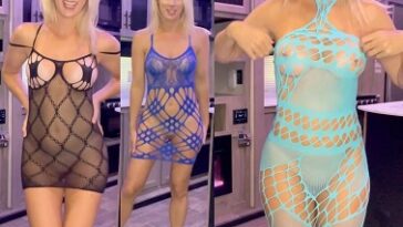 Vicky Stark Sexy Sheer Dress Try On Haul Video Leaked
