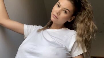Ashley Tervort Tits See Through Wet Shirt Video Leaked