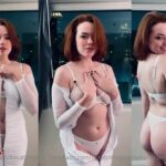 Sabrina Lynn itssabrinalynn Strips White Lingerie Video Leaked