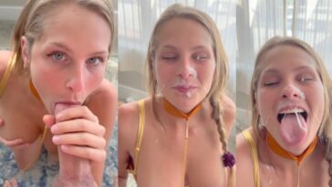 PeachyPrime Nude Blowjob Facial PPV Video Leaked